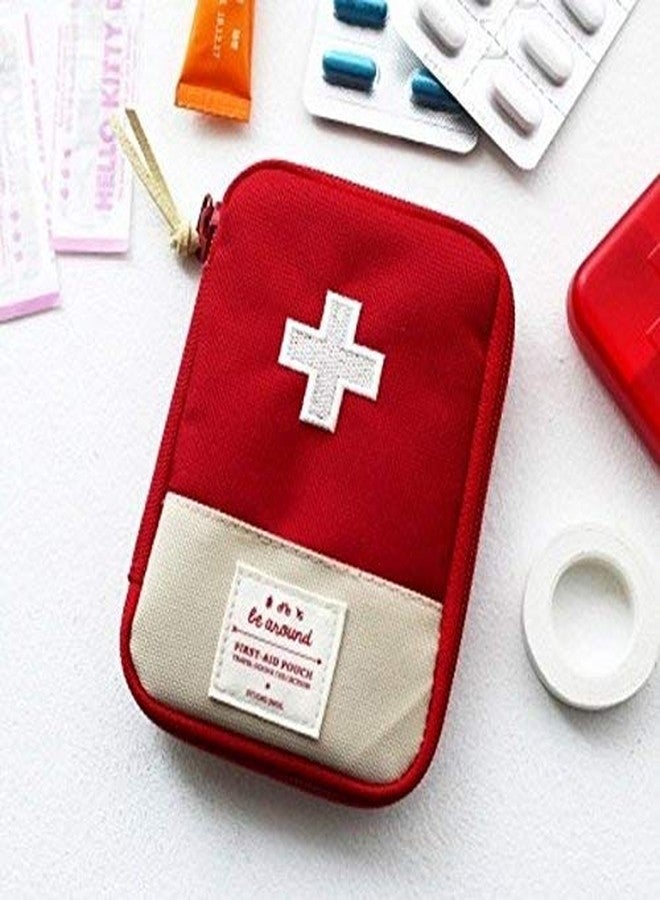 CELLEBII® Mini First Aid Kit Travel Pouch Medicine Storage Bag | Outdoor Medical Bag Emergency Survival First Aid Kit - Image 3
